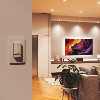 Έξυπνος ασύρματος διακόπτης Nanoleaf N4400C02-1BUT — με μπαταρία, προσαρμόσιμος έλεγχος για έξυπνα φωτιστικά και συσκευές