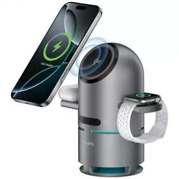 Βάση φόρτισης ChargeBot Sound Qi2 γκρι