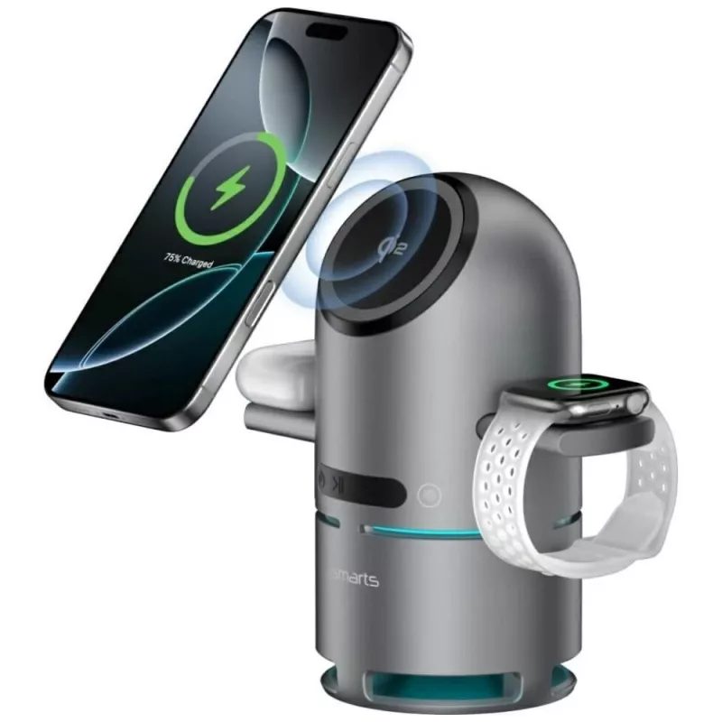 Βάση φόρτισης ChargeBot Sound Qi2 γκρι
