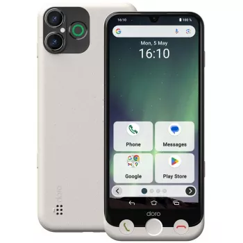 Smartphone Doro Aurora A30 6.1 ίντσες 6GB 128GB λευκό