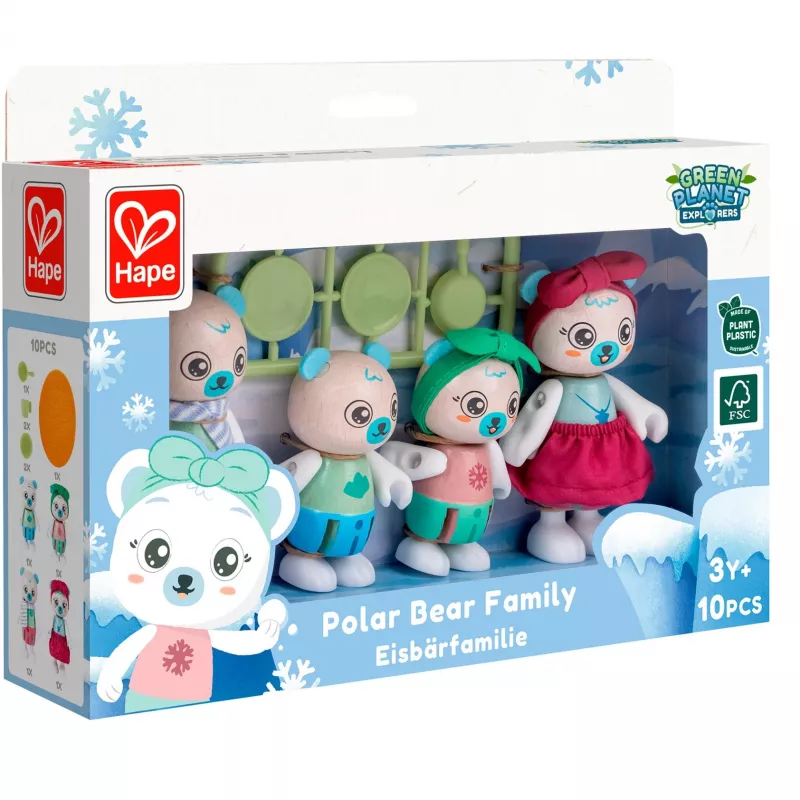 Hape Οικογένεια πολικών αρκούδων φιγούρα παιχνιδιού
