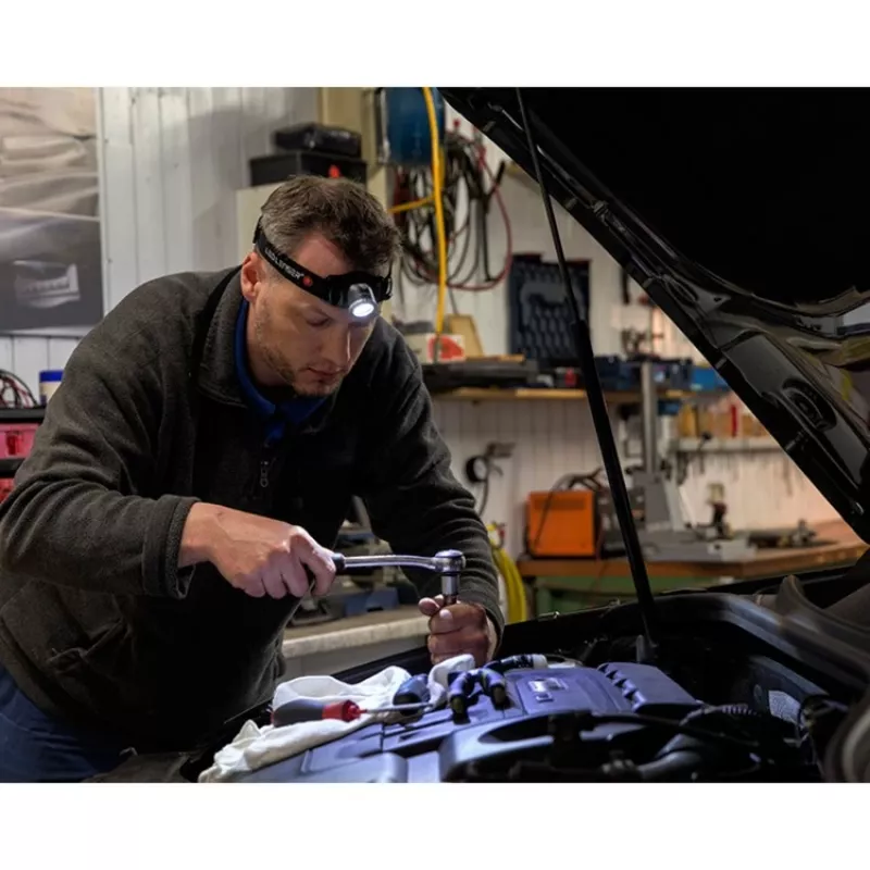 Φακός κεφαλής Ledlenser H7R.2 μαύρο κόκκινο λευκό