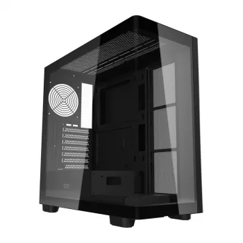 Κουτί υπολογιστή DarkFlash DS900G (μαύρο) — Mid-Tower συμβατό με ATX, πλαϊνό παράθυρο από σκληρυμένο γυαλί