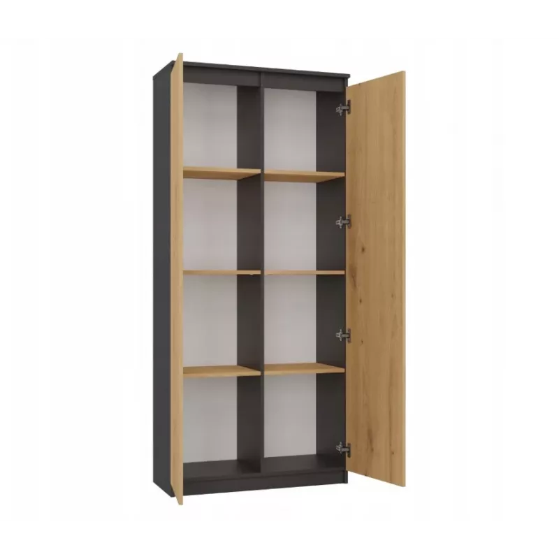 RS-80 HEMN OFFICE ΜΟΝΑΔΑ ΡΑΦΙΩΝ, ΑΝΘΡΑΚΙ/ARTISAN ΔΡΥΣ