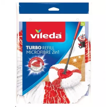 Κεφαλή σφουγγαρίστρας Vileda Turbo 2in1 Κόκκινο Λευκό