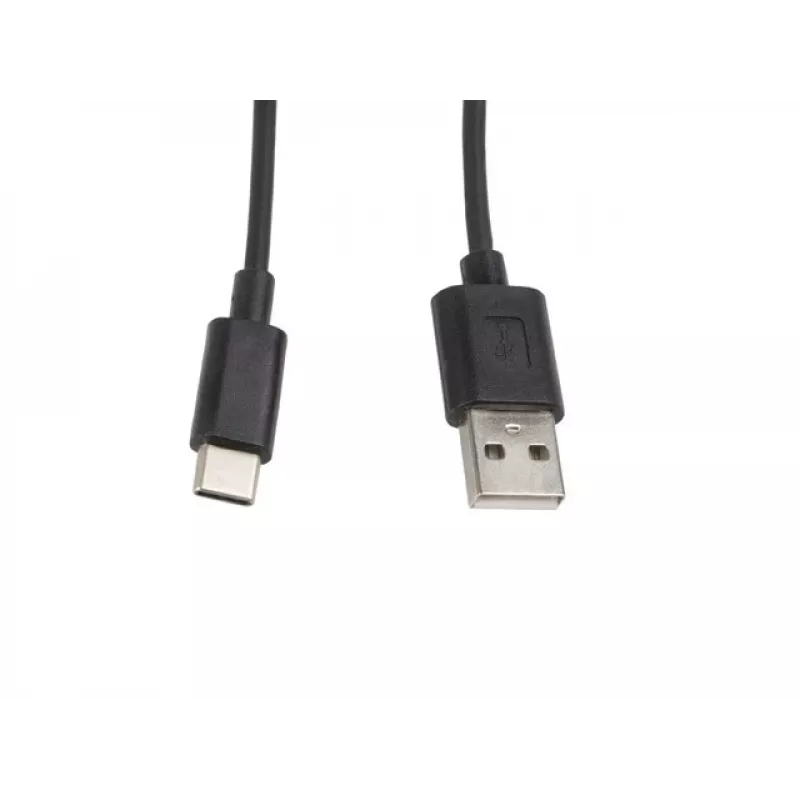 Καλώδιο Lanberg CA-USBO-10CC-0010-BK (USB 2.0 βύσμα - USB 2.0, USB, τύπου C βύσμα, 1m, Μαύρο) (CA-USBO-10CC-0010-BK)