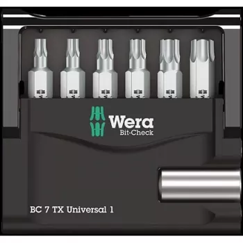 Wera Bit-Check 7 TX Universal 1 - σετ bit κατσαβιδιού - 7 τεμ. (05056294001)