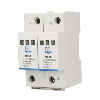 Προστασία υπέρτασης M60B2, 2P 1F 60kA max. ρεύμα κρούσης