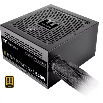 Thermaltake ToughPower GX3 - Τροφοδοτικό (εσωτερικό) - ATX12V 3.0 - EPS12V - 80 PLUS Gold - AC 100-240 V - 850 Watt - Μαύρο (PS-TPD-0850NNFAGE-3)