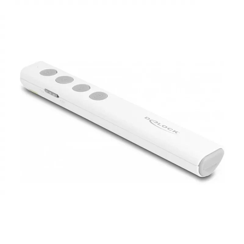DeLOCK USB Laser Presenter, λευκό, ασύρματο, δέκτης USB-RF Nano