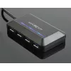 USB Hub GEMBIRD ACT-HUB3C-4P — USB 3.2 Gen 1 Type-A host σε 4 × USB 3.2 Gen 1 Type-C, 5000 Mbit/s, μαύρο