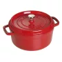 Μονή κατσαρόλα Staub Cocotte 24 cm κεράσι