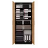 Topeshop OLIV 2D ANT/ART KPL βιβλιοθήκη