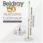 Καθαριστής ατμού Beldray LA069066GRYEU7 1500W ελαφρύς για σκληρά δάπεδα, γρήγορος καθαρισμός με ατμό