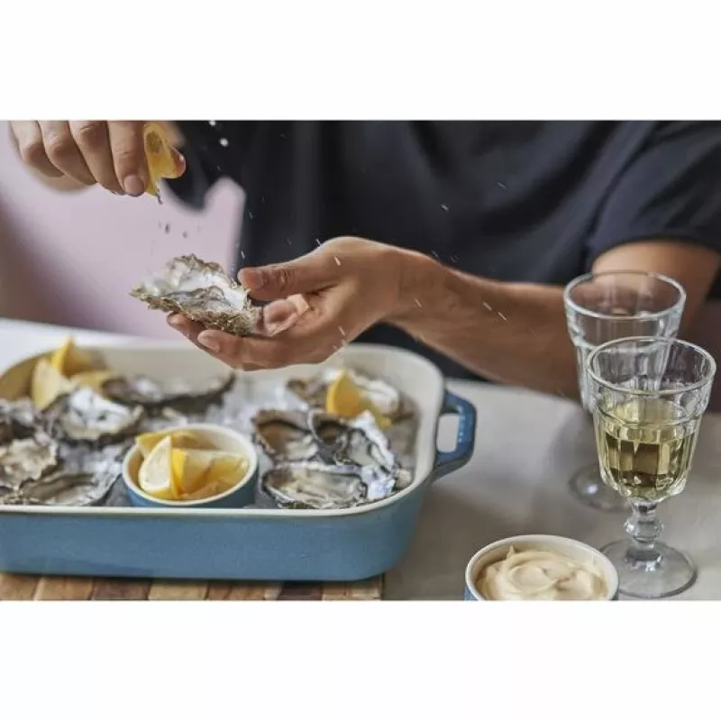 Staub 40508-172-0 Κεραμικό σετ ψησίματος ορθογώνιο, 3 τεμ., Antique Turquoise