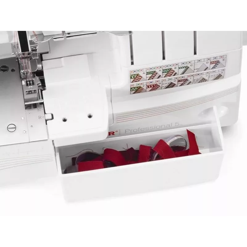 Overlock Singer 14T968 Ραπτομηχανή, ηλεκτρικό ρεύμα, λευκό