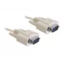 Σειριακό καλώδιο DeLOCK RS-232 2m μπεζ DB-9