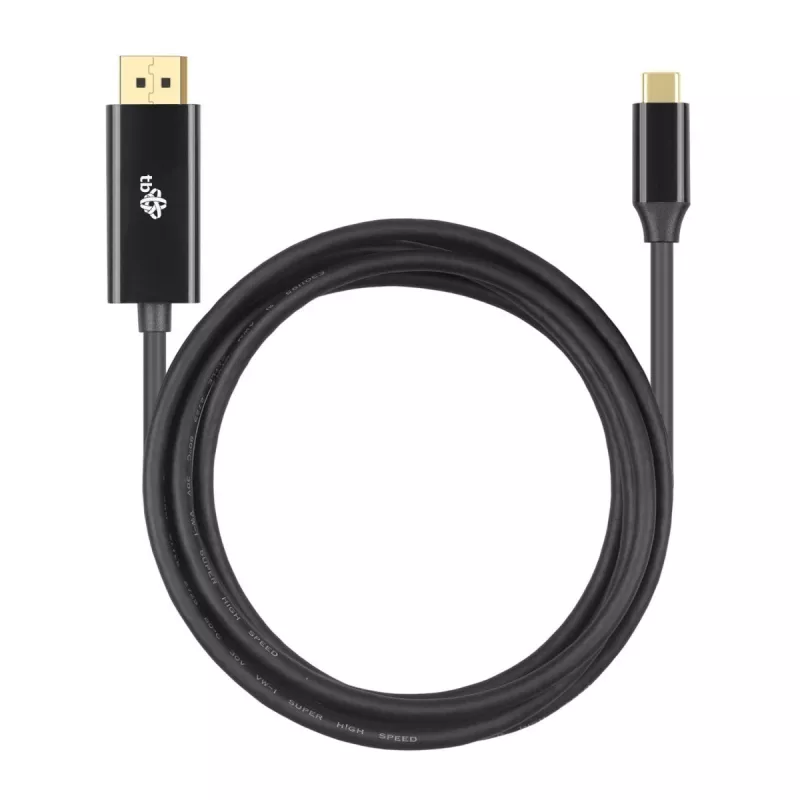 Καλώδιο USB-C σε DisplayPort TB AKTBXVDUSBCDP2B 2 m – μαύρο
