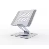 Βάση ανύψωσης notebook GEMBIRD NBS-DR1-01 – περιστρεφόμενη βάση, ρυθμιζόμενο ύψος, Space Grey