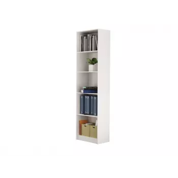 Βιβλιοθήκη για το γραφείο Topeshop R50 BIEL 5 ράφια λευκό