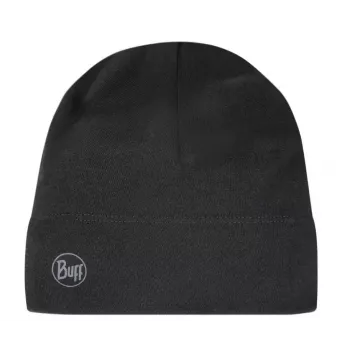 Καπέλο Beanie Buff Merino Midweight — Solid Μαύρο, Ενιαίο μέγεθος, Μαλλί Merino, Φθινόπωρο/Χειμώνας, Αθλητικό