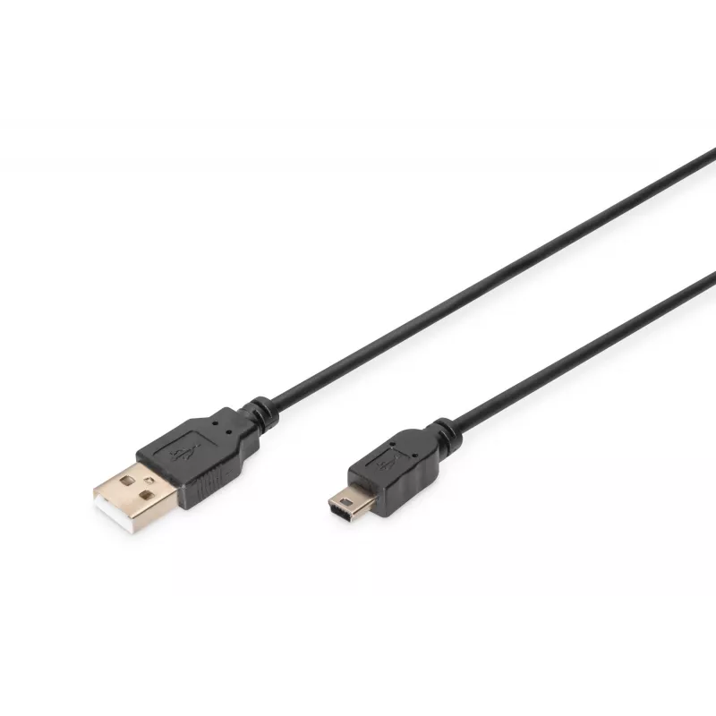 Καλώδιο σύνδεσης USB A / Mini-USB B M/M 1 m μαύρο