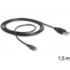 Καλώδιο USB DeLOCK USB 2.0-A - USB micro-B 1,5 m