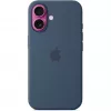 Apple MYY23ZM/A θήκη σιλικόνης με MagSafe για iPhone 16, μπλε denim