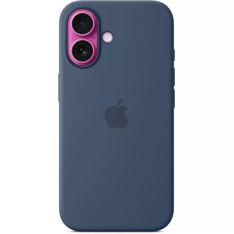 Apple MYY23ZM/A θήκη σιλικόνης με MagSafe για iPhone 16, μπλε denim