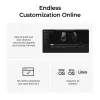 Ποντίκι Keychron M6 Δεξιόχειρας Universal — οπτικό, RF Wireless + Bluetooth + USB-C, 30000 DPI, μαύρο