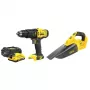 Stanley SFMCK219D1-QW Σετ εργαλείων μπαταρίας 18V με μπαταρία, 2 τεμ.