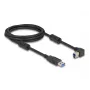 DeLOCK Καλώδιο USB βύσμα Type-A σε βύσμα Type-B 90° αριστερά γωνιακό 2 m