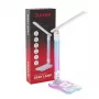 Επιτραπέζιο φωτιστικό Hawk HW-LAMP04 λευκό LED ρυθμιζόμενο, λευκή επιφάνεια, ρυθμιζόμενη κεφαλή και βραχίονας