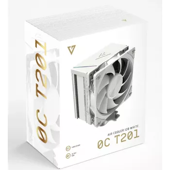 MODECOM Volcano 0C T201 Ψύκτρα Επεξεργαστή 12 cm Λευκό