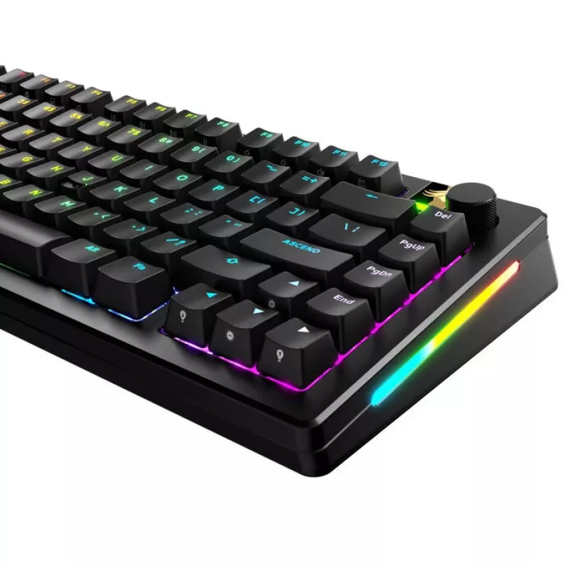 GLORIOUS GPBT Backlit Keycaps — διάταξη ANSI, υλικό PBT, μαύρο