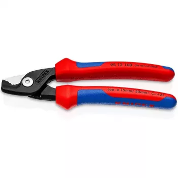 Κόφτης καλωδίων ρεύματος Knipex StepCut μαύρο μπλε κόκκινο