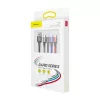 Καλώδιο USB Baseus Fast 4in1 2xUSB-C / Lightning / Micro 3.5A 1.2m (μαύρο)