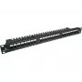 Patch Panel Alantec PK001 24-Port UTP Cat.6 1U 19 ίντσες – 24x RJ45, U/UTP (UTP), μαύρο