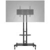 Hagor 8209 HP Twin Stand κινητή βάση δαπέδου για οθόνες 32-55 ιντσών (81-140 cm), 45 kg, ρυθμιζόμενου ύψους, μαύρη