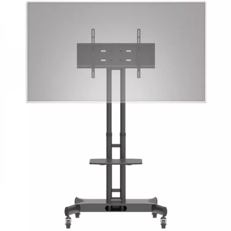 Hagor 8209 HP Twin Stand κινητή βάση δαπέδου για οθόνες 32-55 ιντσών (81-140 cm), 45 kg, ρυθμιζόμενου ύψους, μαύρη