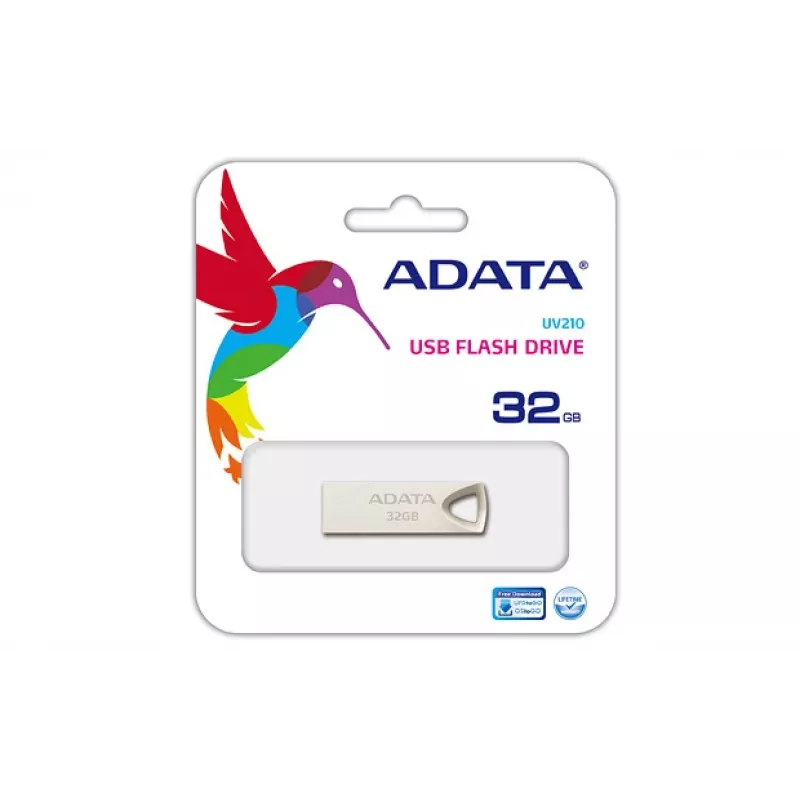 ADATA AUV210-32G-RGD Μονάδα USB flash 32 GB USB Type-A 2.0 Μπεζ