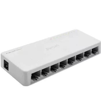 Δικτυακός διακόπτης Qoltec 8x θύρες RJ45 1000Mbps LAN