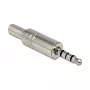 Βύσμα καλωδίου DeLOCK 65546 3,5 mm ασημί