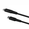 Καλώδιο USB-C σε Lightning FIXED FIXDLS-CL12-BK 1,2 m υγρό σιλικόνης