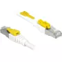 Καλώδιο δικτύου DeLOCK 85330 RJ-45 Cat6a 0,5 m Λευκό