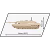 Σετ κατασκευής Cobi Abrams M1A2 — 174 τεμάχια, συνιστώμενη ηλικία 6+, μπεζ
