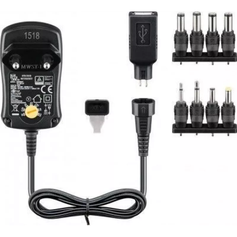 Qoltec Πολύπριζο PDU Anti-Overload για 19 RACK | 1U | 16A | 6xFRENCH | 2m