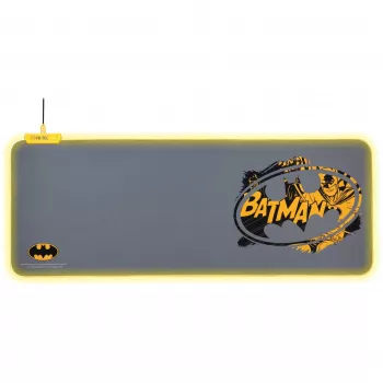 FR-TEC BATPCMPAD Mousepad Gaming Mousepad Μαύρο - Γκρι - Κίτρινο (BATPCMPAD)