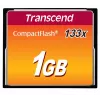Transcend - κάρτα μνήμης flash - 1GB - 133x - κάρτα CompactFlash (TS1GCF133)