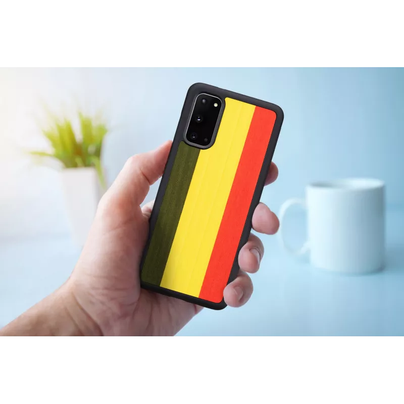 Θήκη κινητού man and wood Galaxy S20 Reggae μαύρο